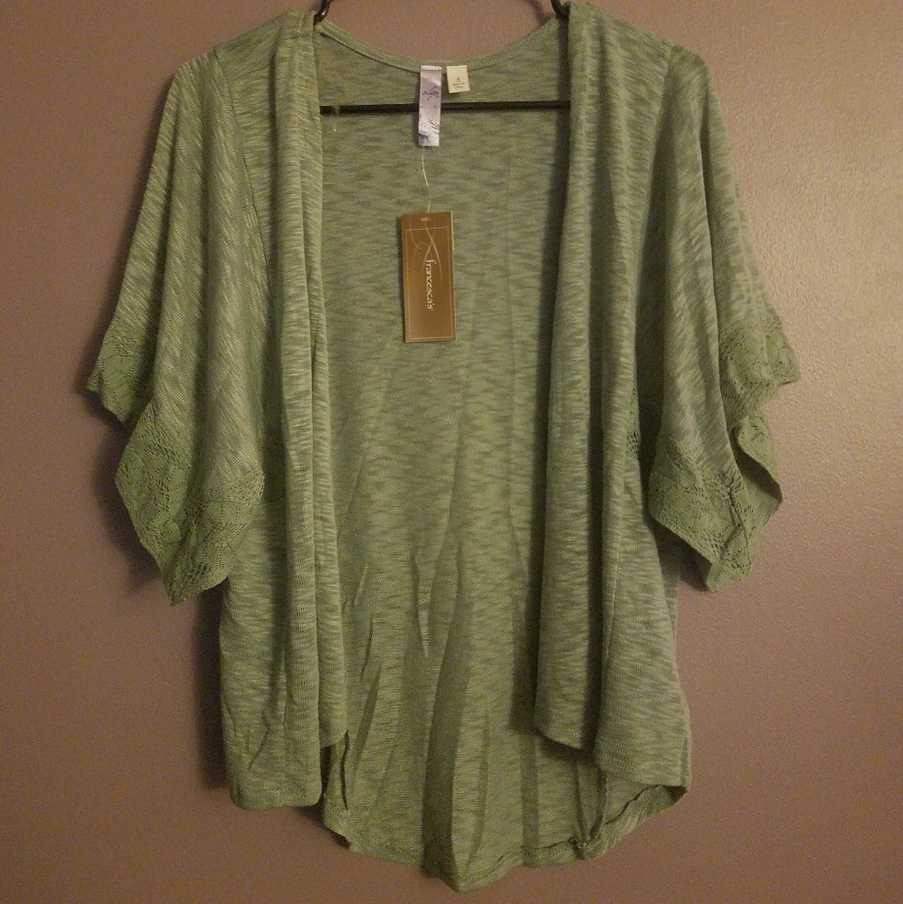 Francessca's Short Sleeve Cardigan